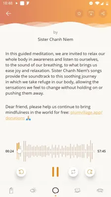 Plum Village android App screenshot 8